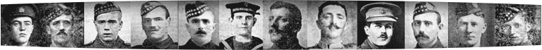 Portraits of Auchencairn soldiers