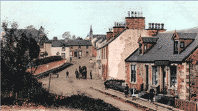 Bottom end of Main Street, Auchencairn